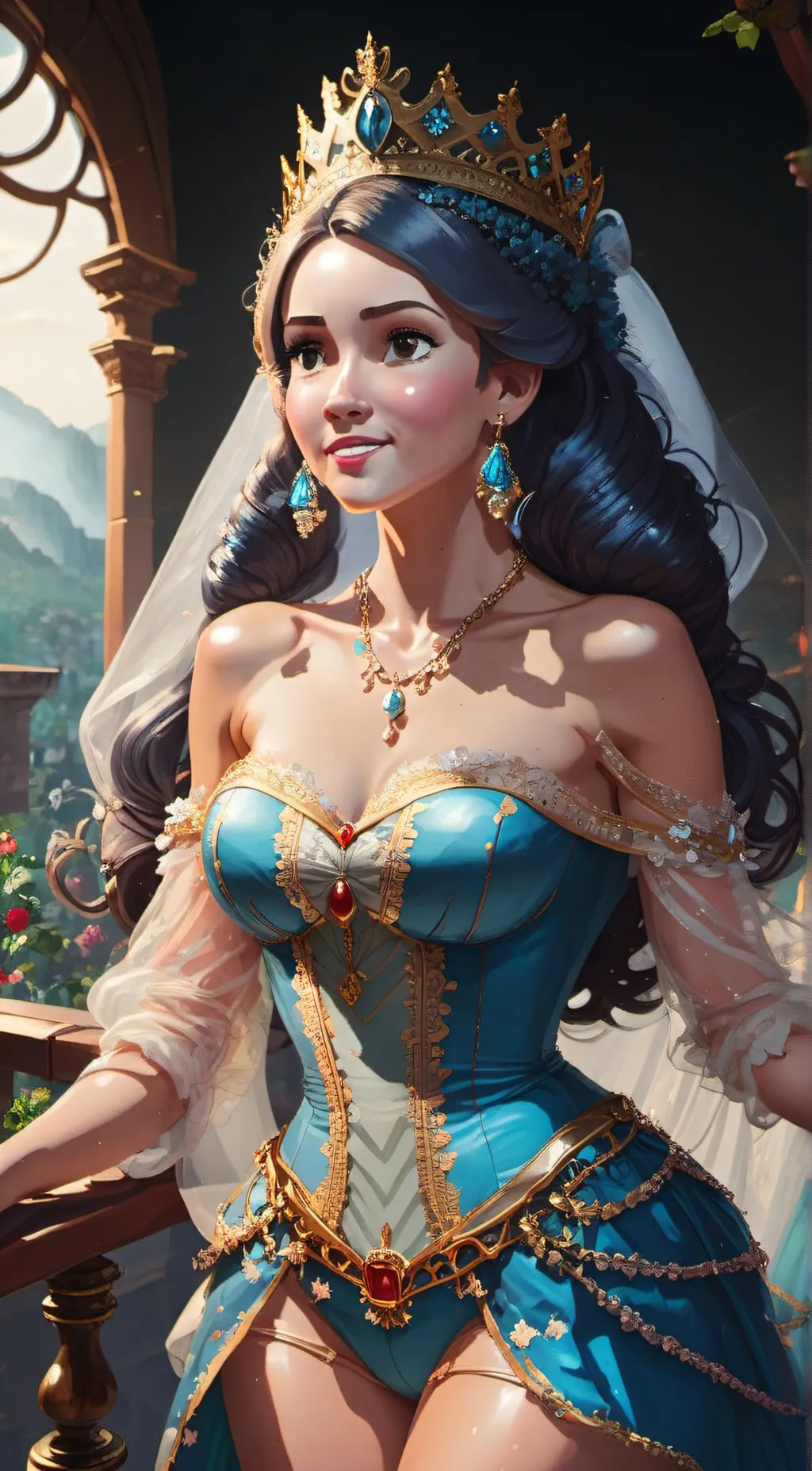 ai character: Aria background