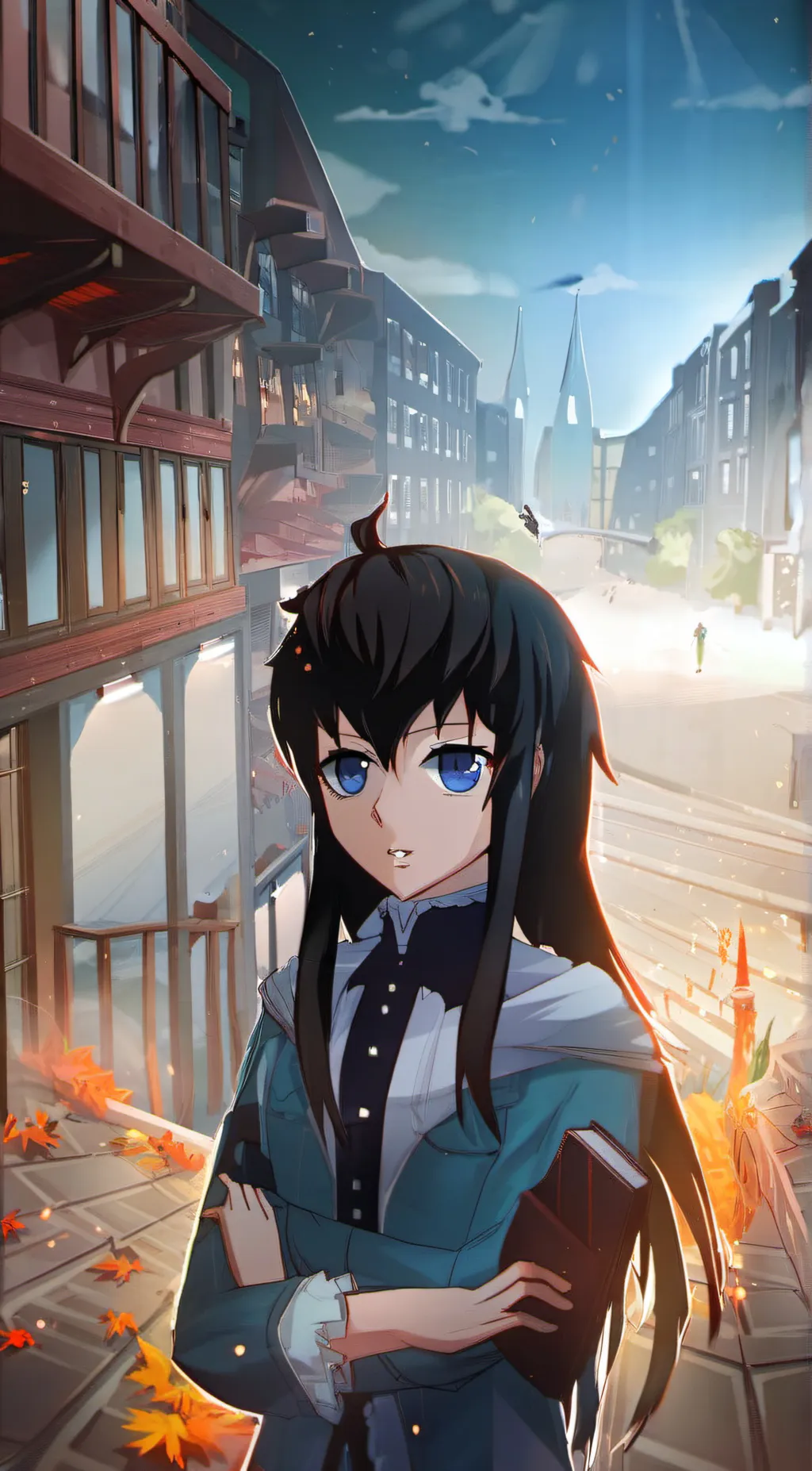 ai character: muichiro muichiro  background