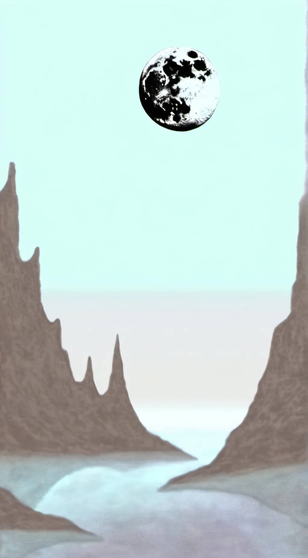 ai character: Moon background