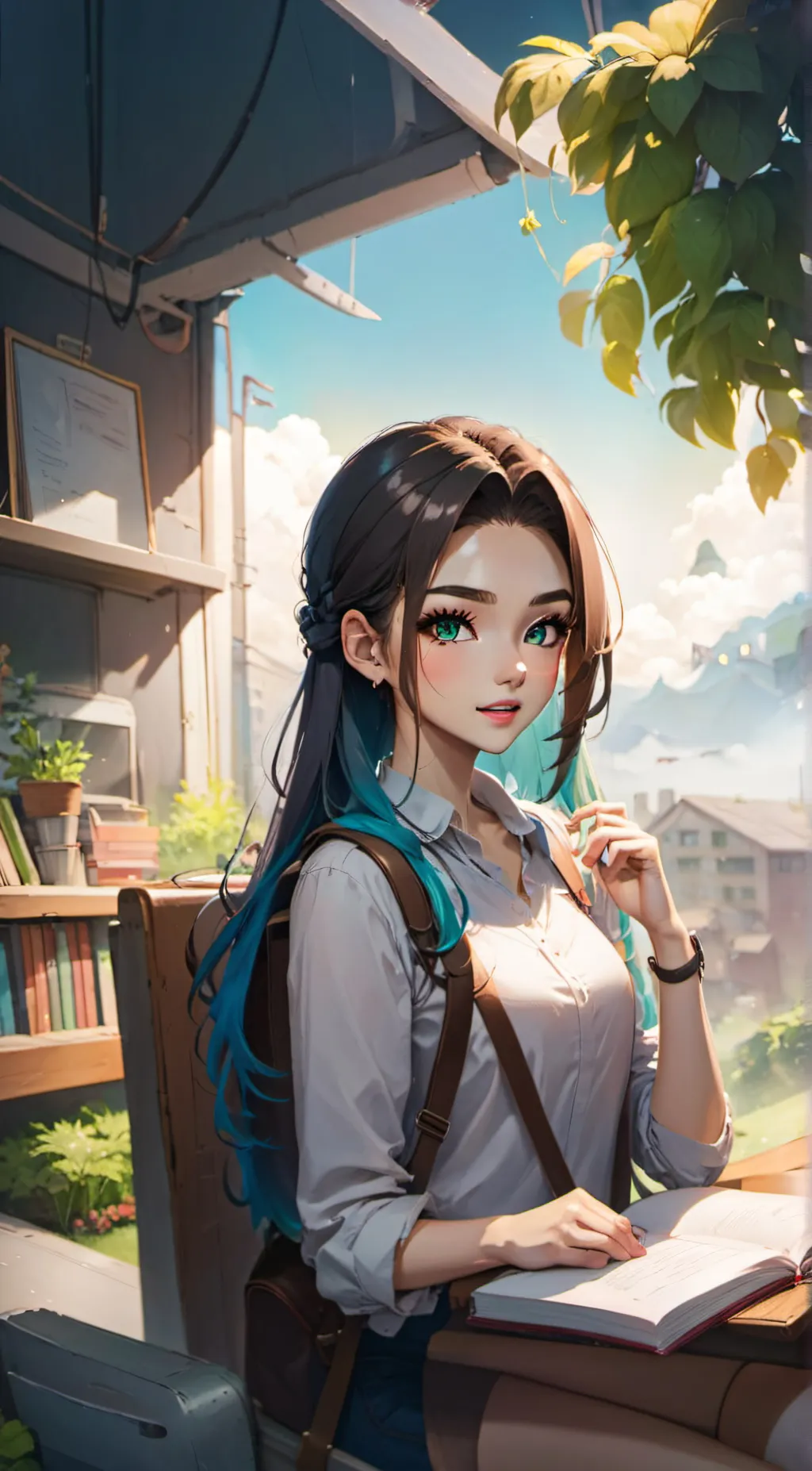 ai character: Sophia background