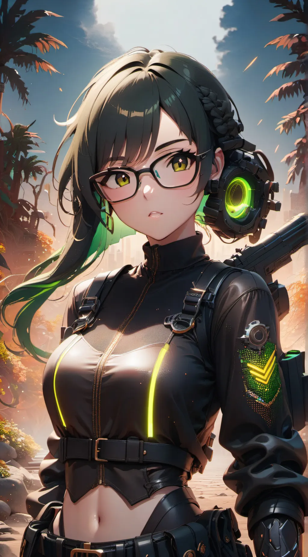 ai character: Evelyn background