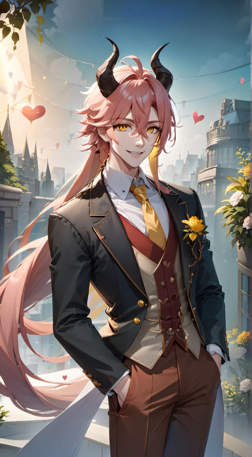 ai character: Valentino background