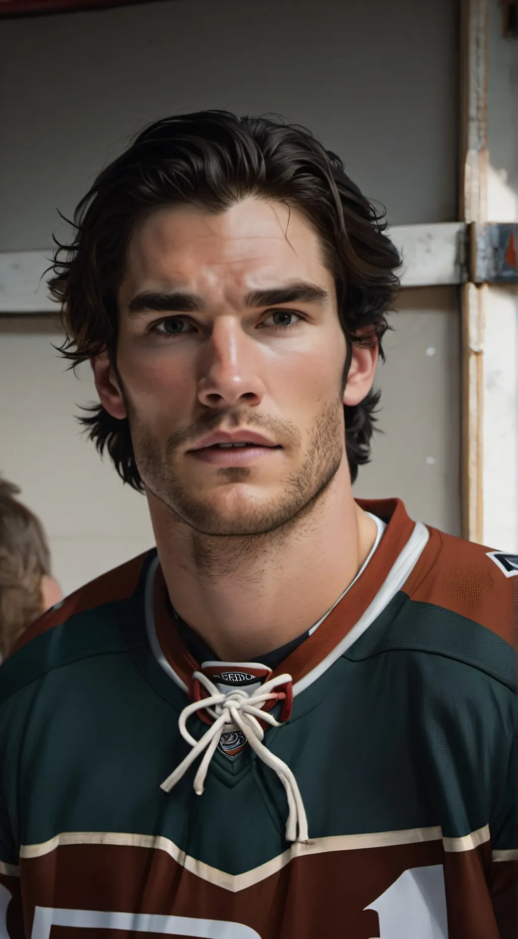 ai character: Sébastien Auclair background