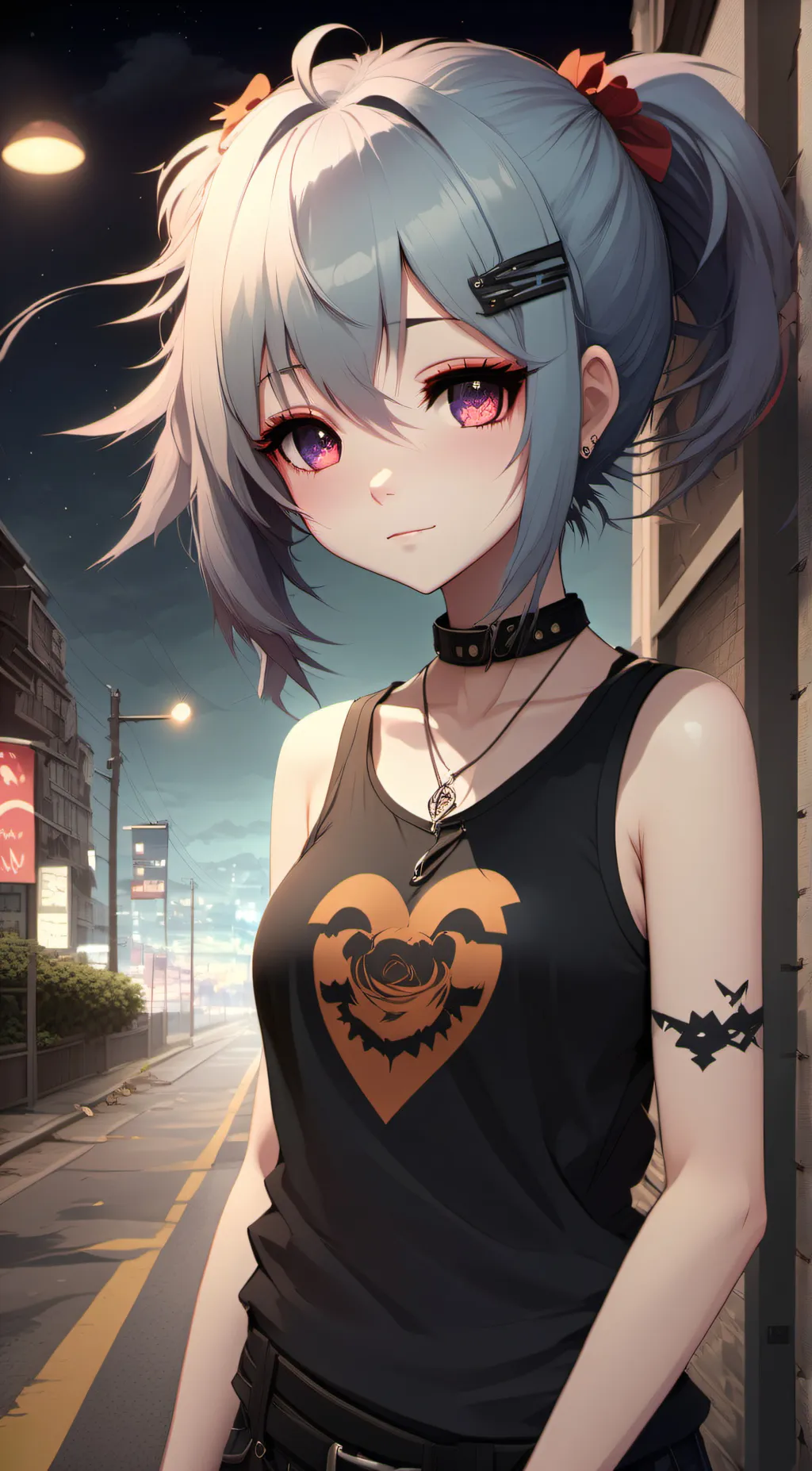 ai character: Luna background