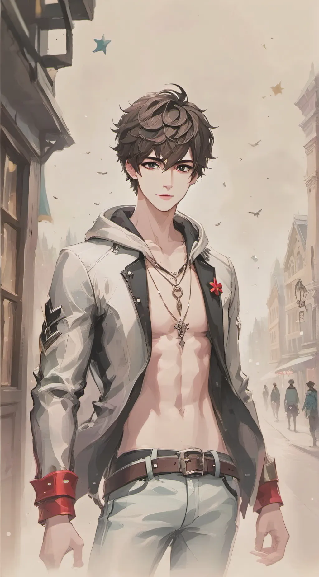 ai character: Brad background