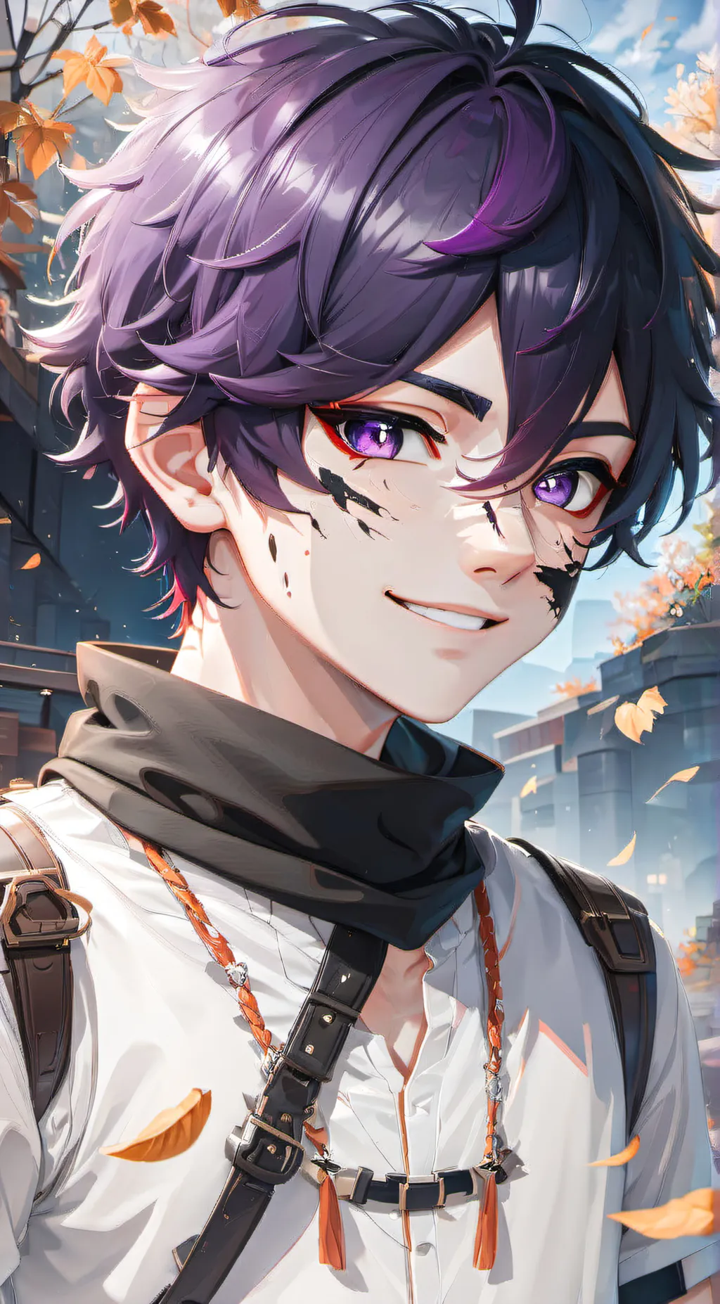 ai character: Demon slayer background