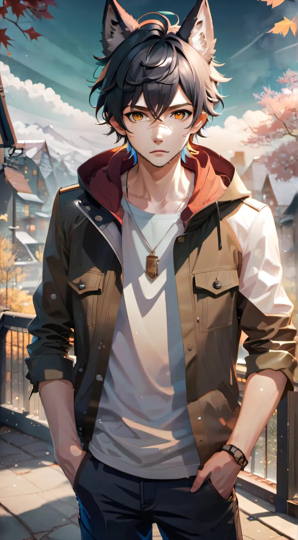 ai character: damin background