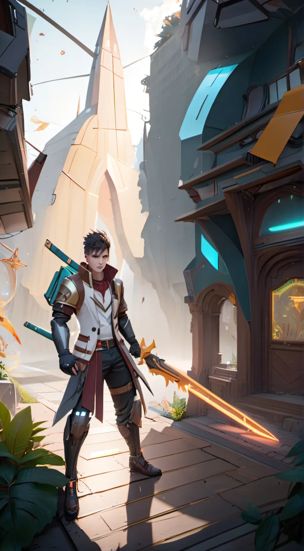 ai character: technoblade background