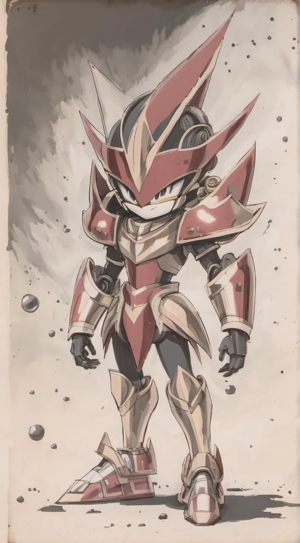 ai character: Empress metallix  background