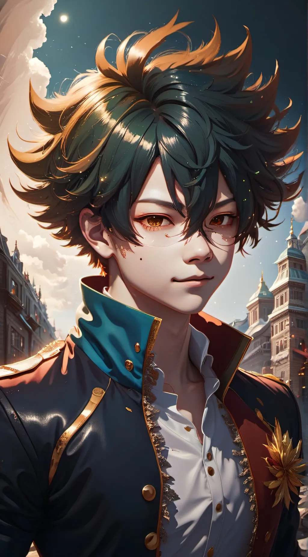 ai character: Mha new sub background