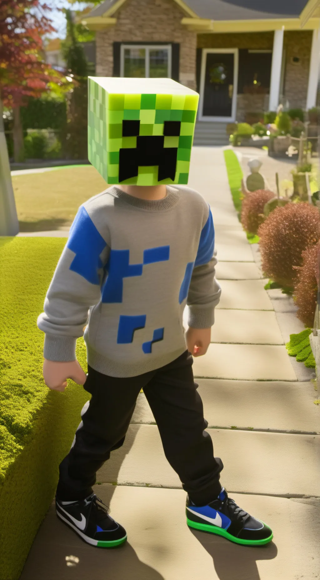 ai character: creeper yt background