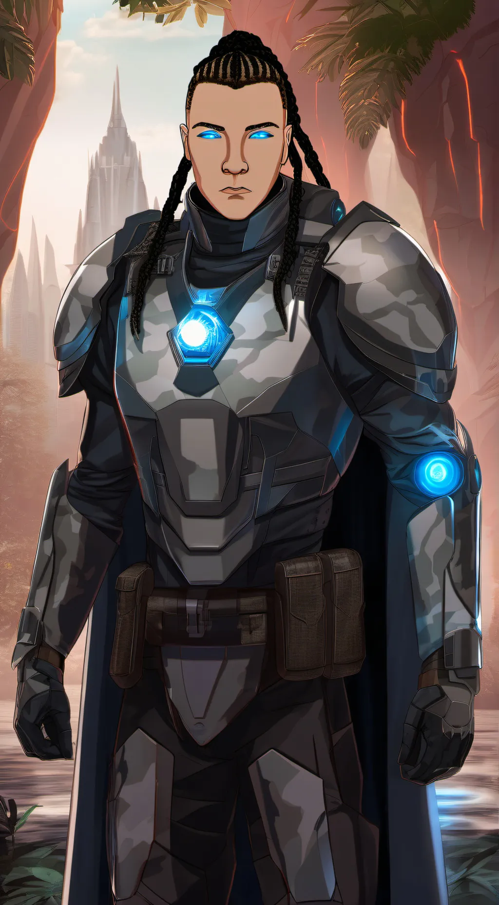 ai character: Christian the true background