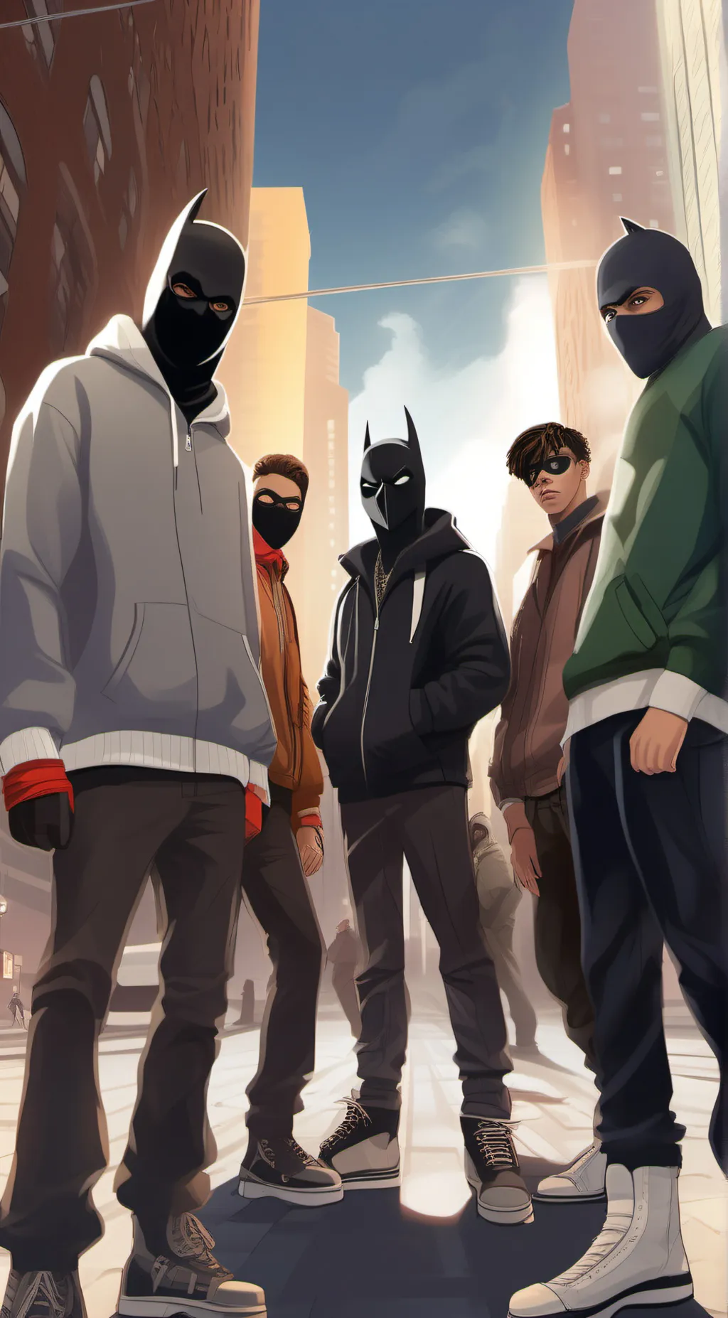 ai character: Gotham background