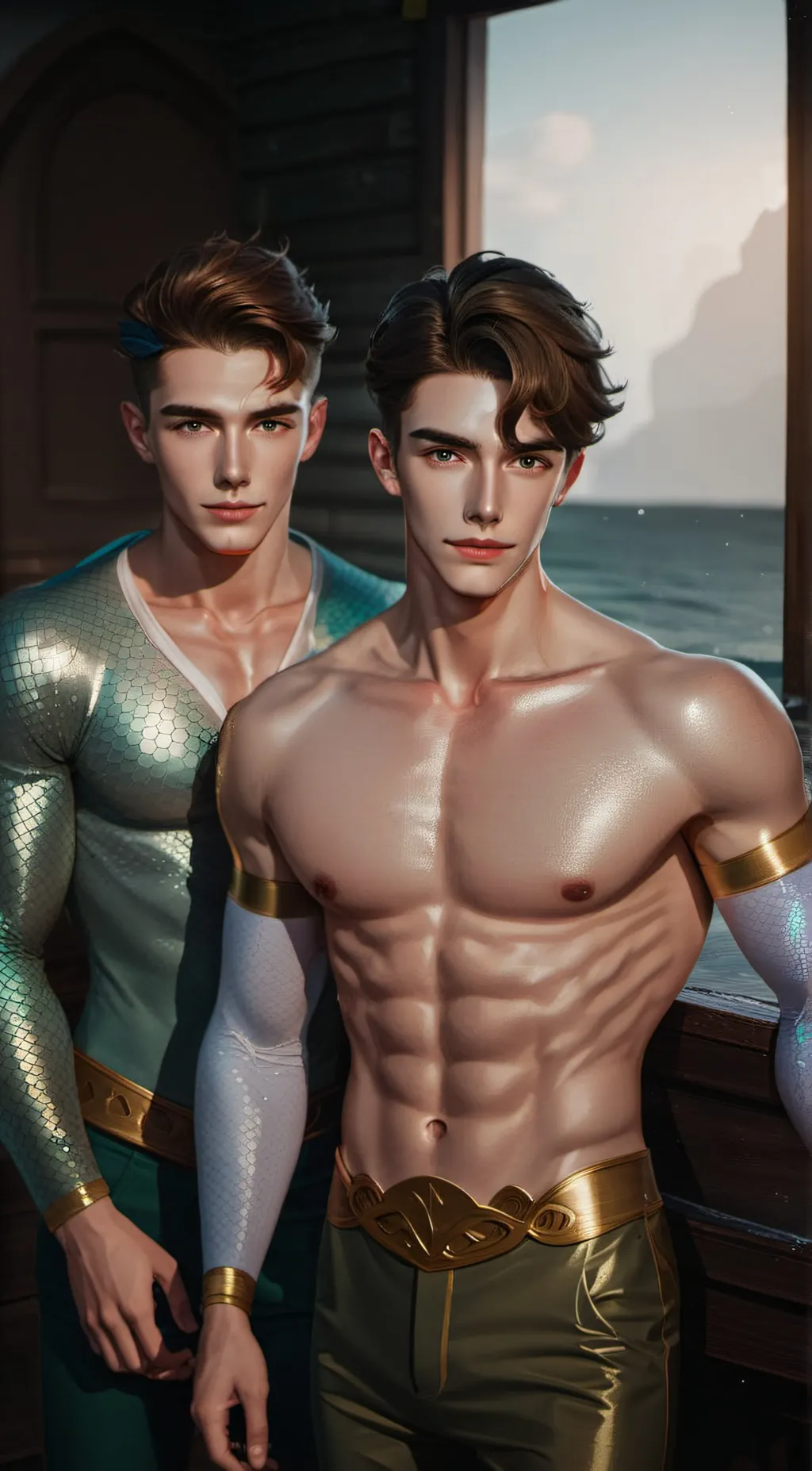 ai character: nuko and Blades background