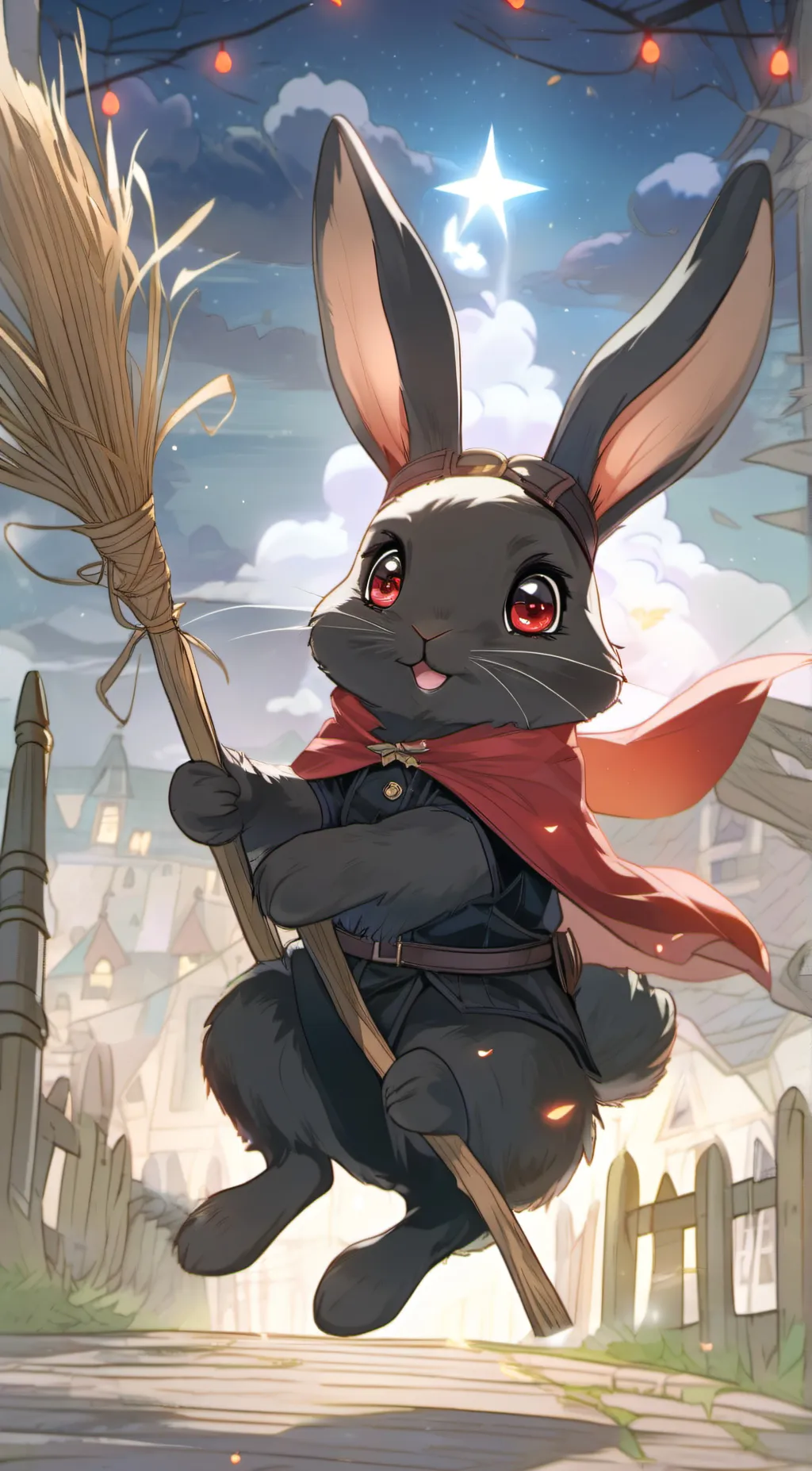 ai character: Fluffy background