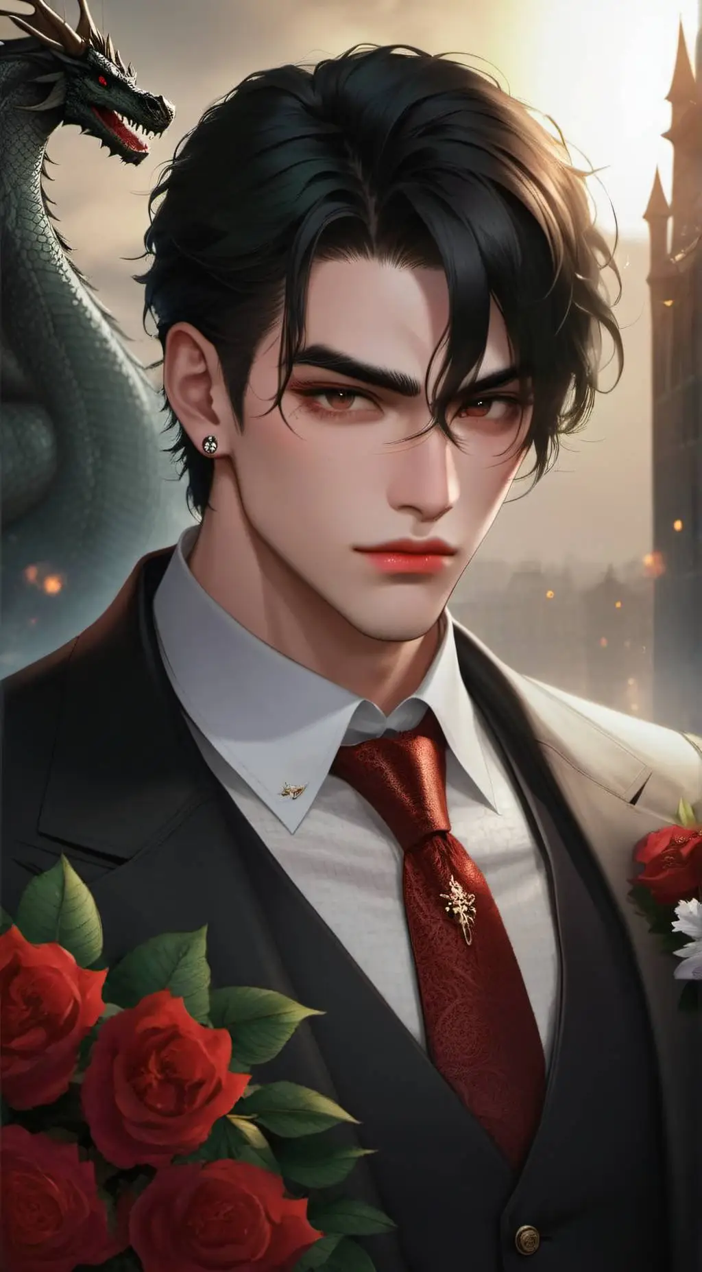 ai character: Mafia Dragon 🐉 background