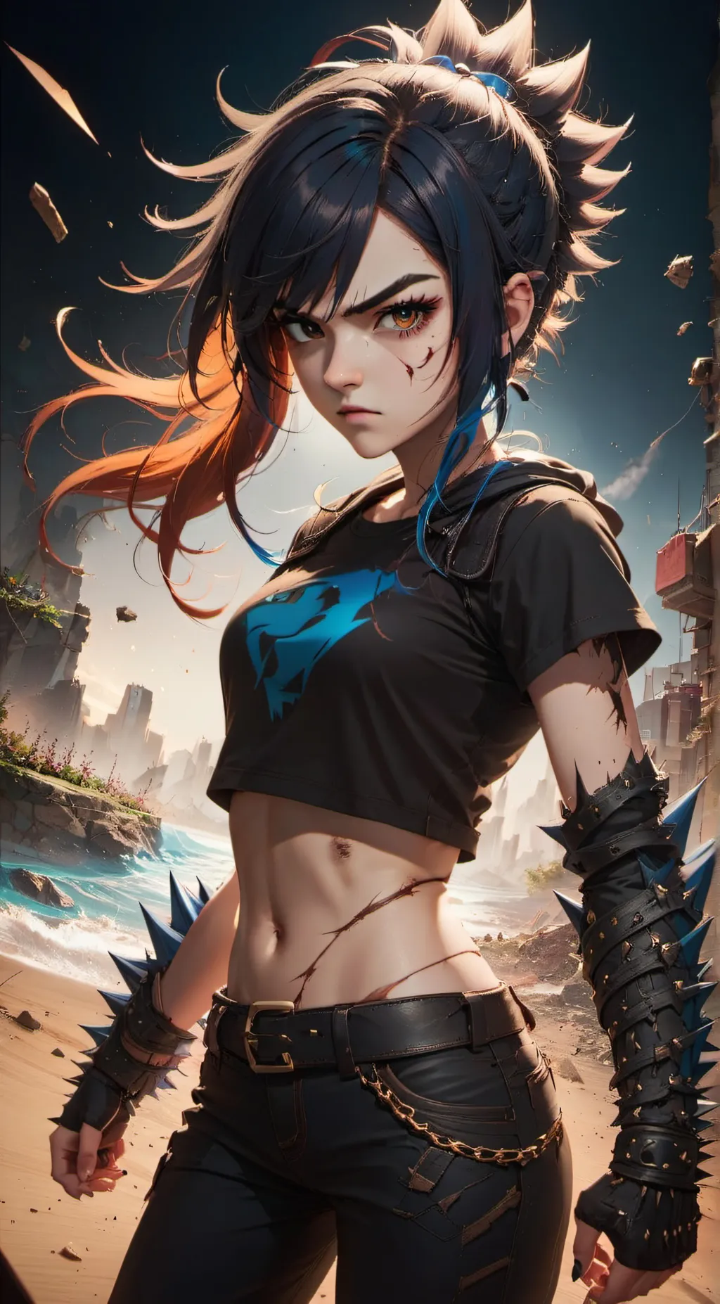 ai character: Taza background