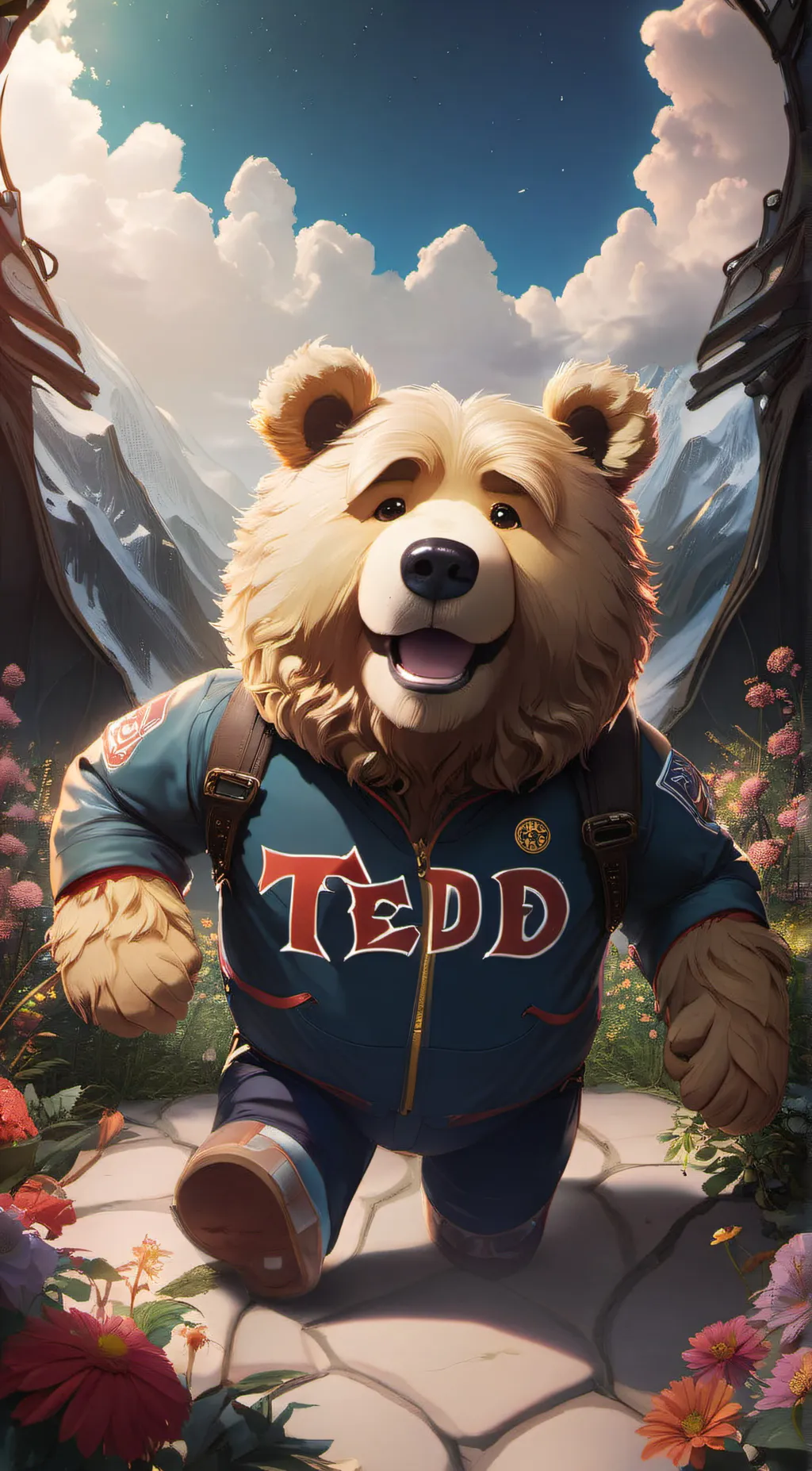 ai character: talking ted background