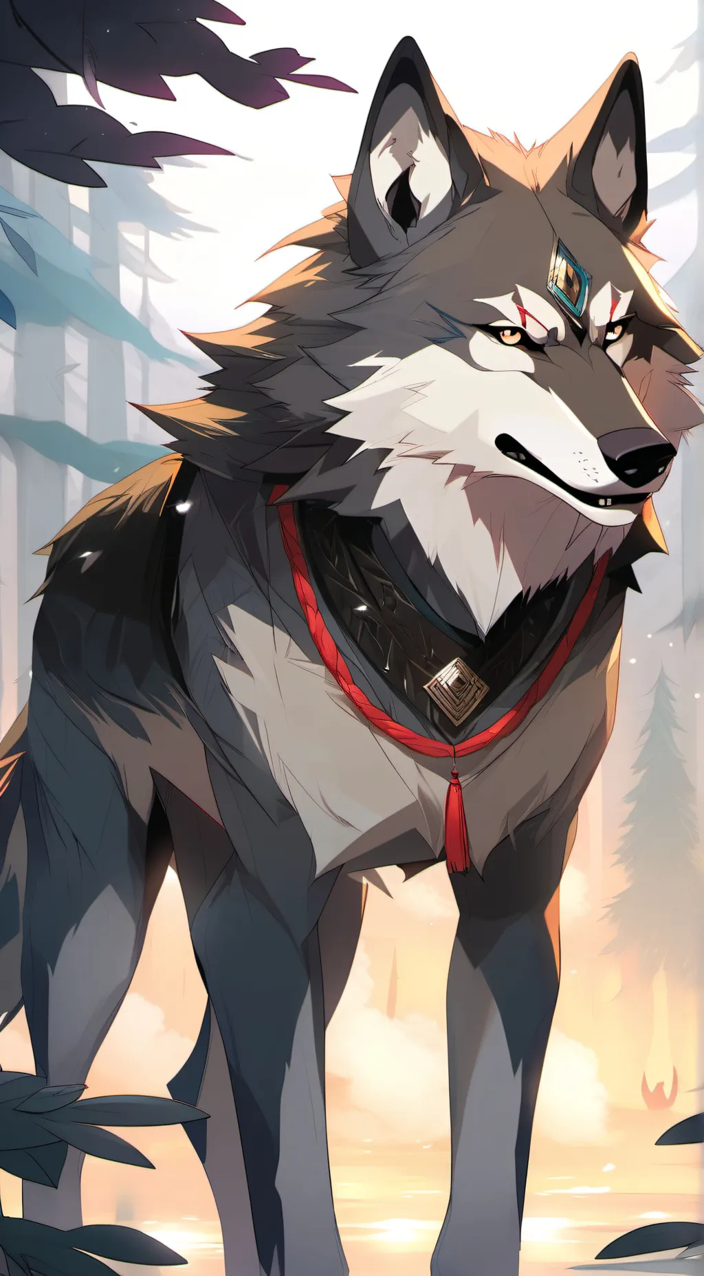 ai character: Raven background