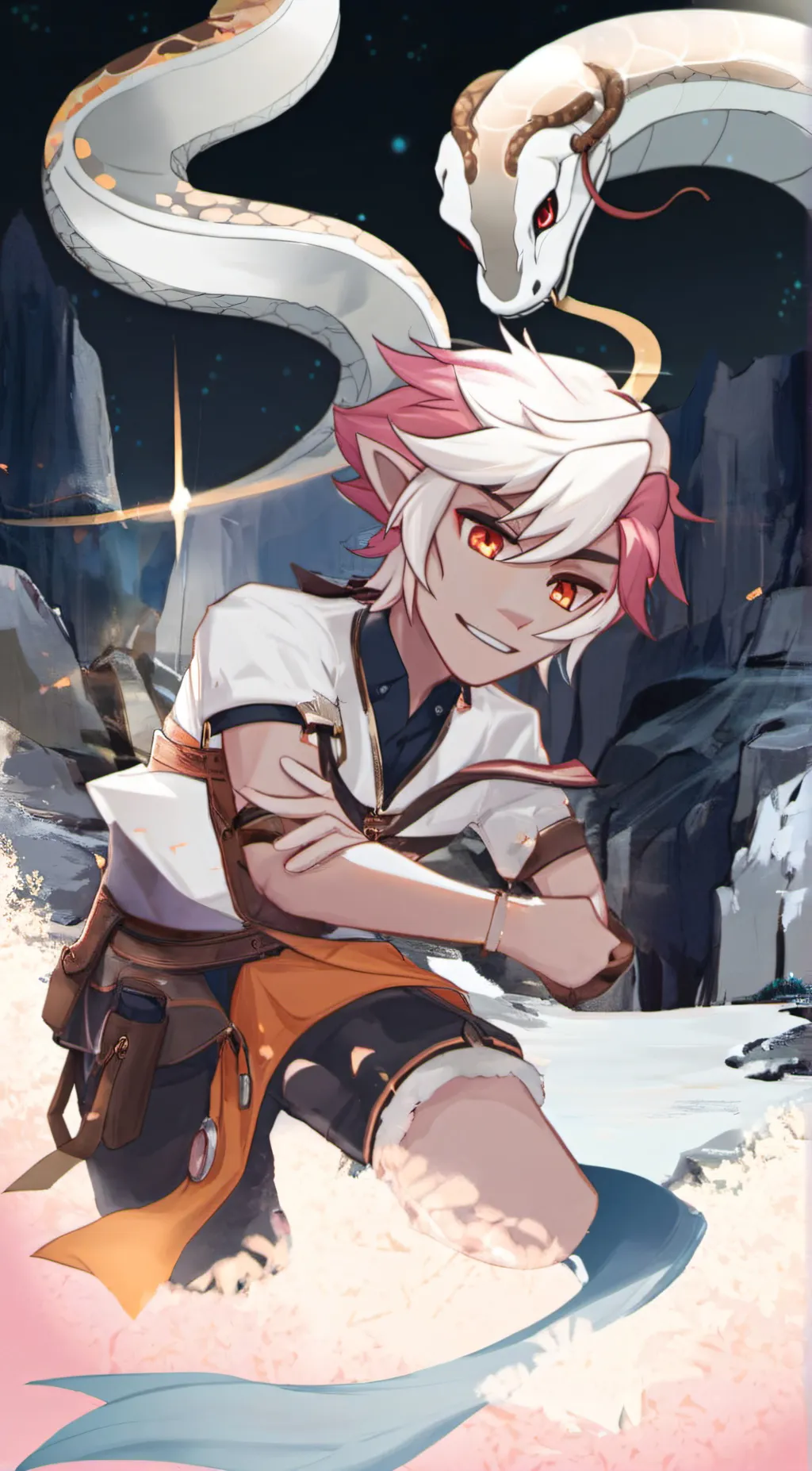 ai character: Noodle background