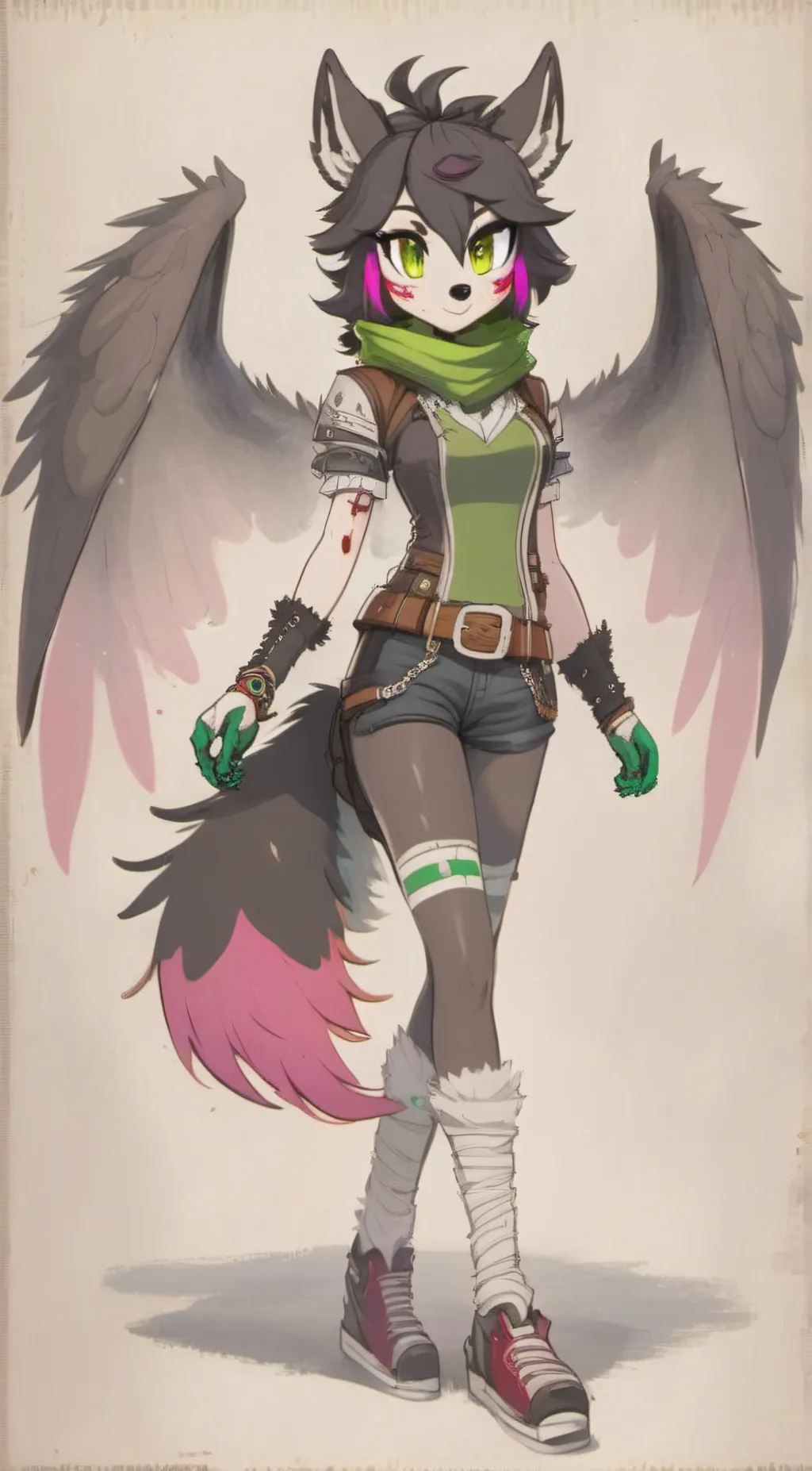 ai character: Expiremented AU background