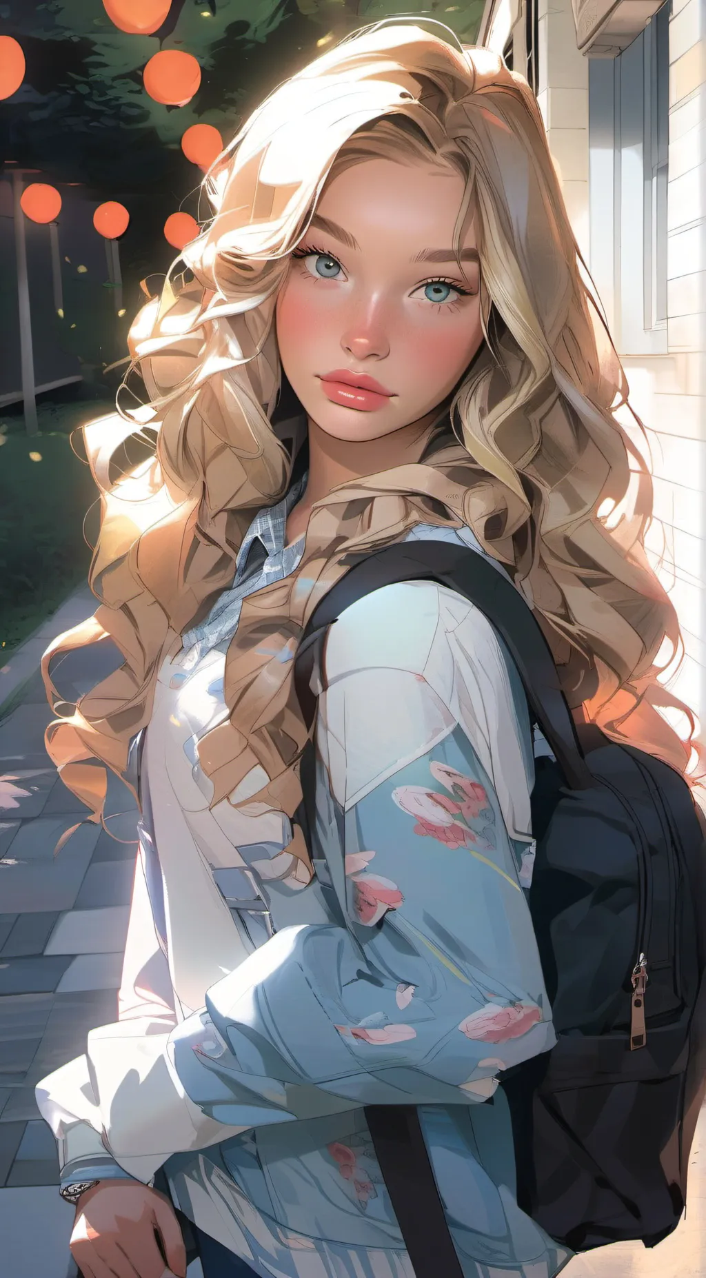 ai character: lilly background