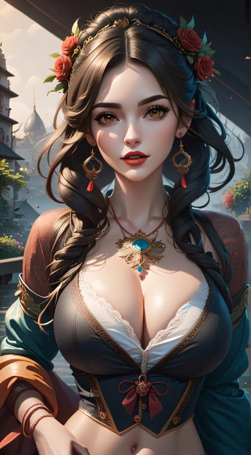 ai character: lea background