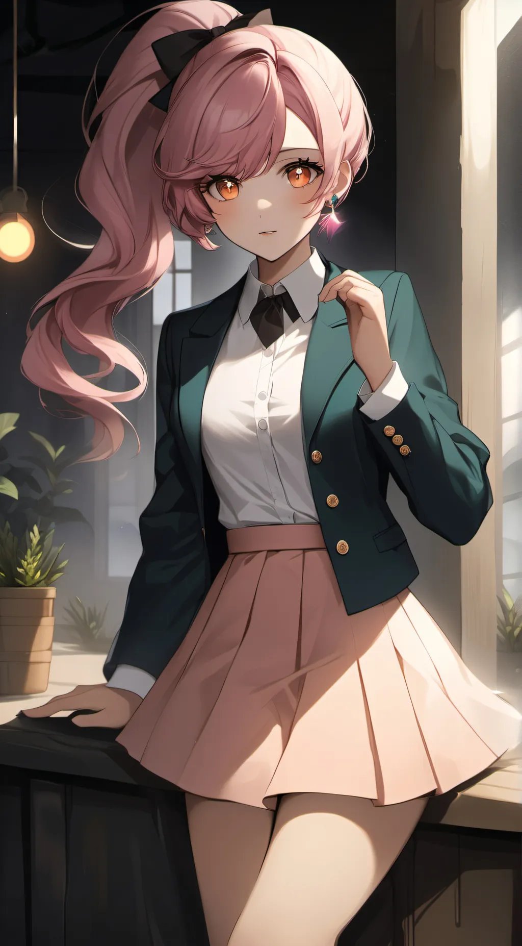 ai character: Sakura Midori background