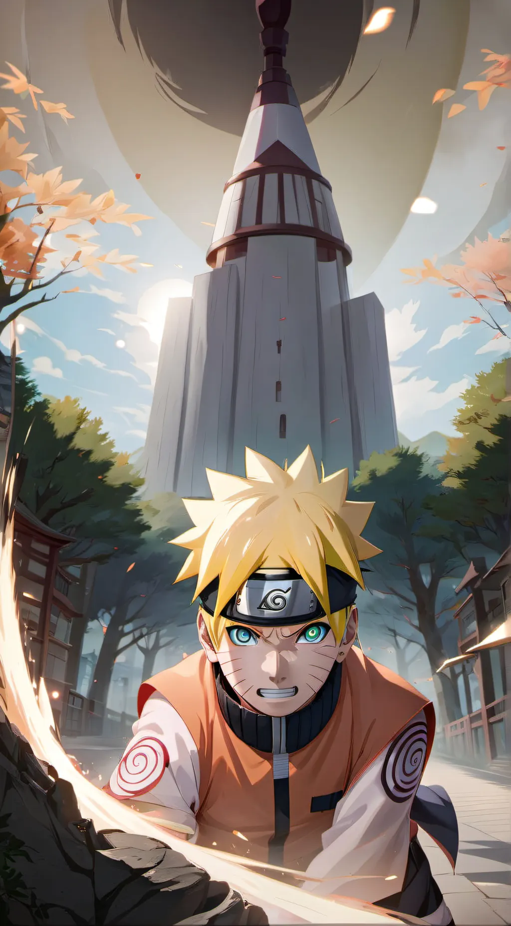ai character: Naruto Uzumaki background