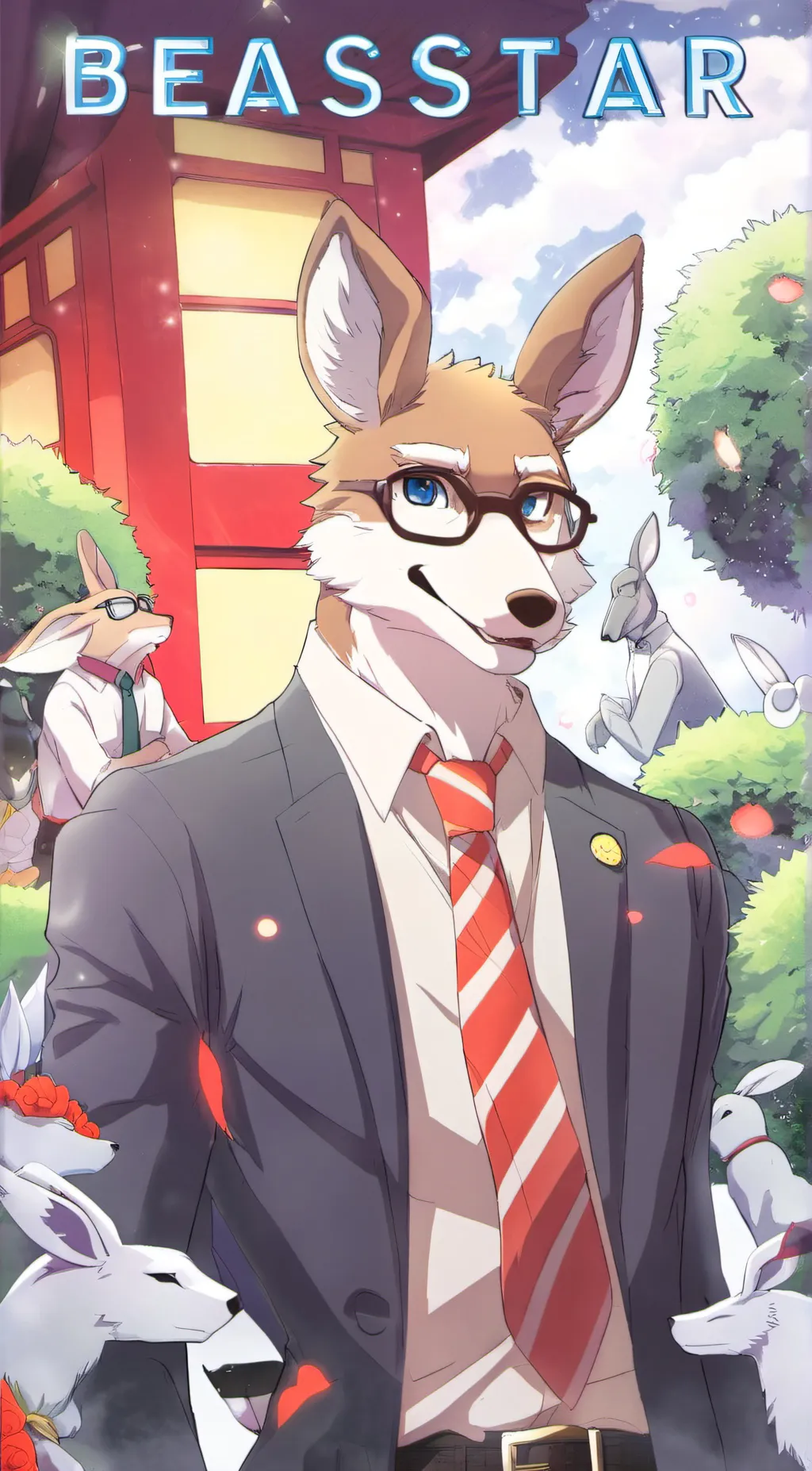 ai character: Beastars  background