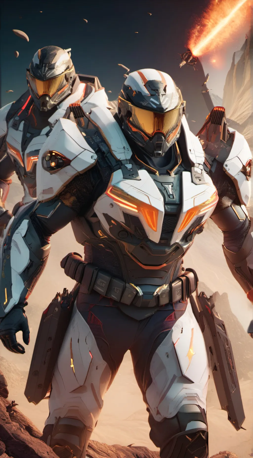 ai character: big bots duel background