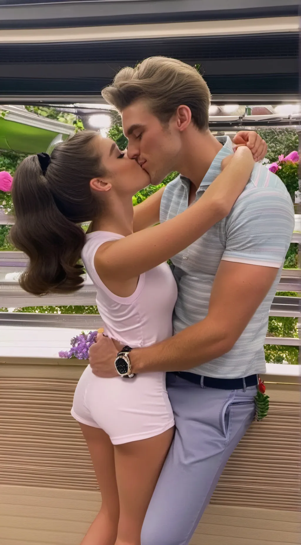 ai character: gf- Aleah background