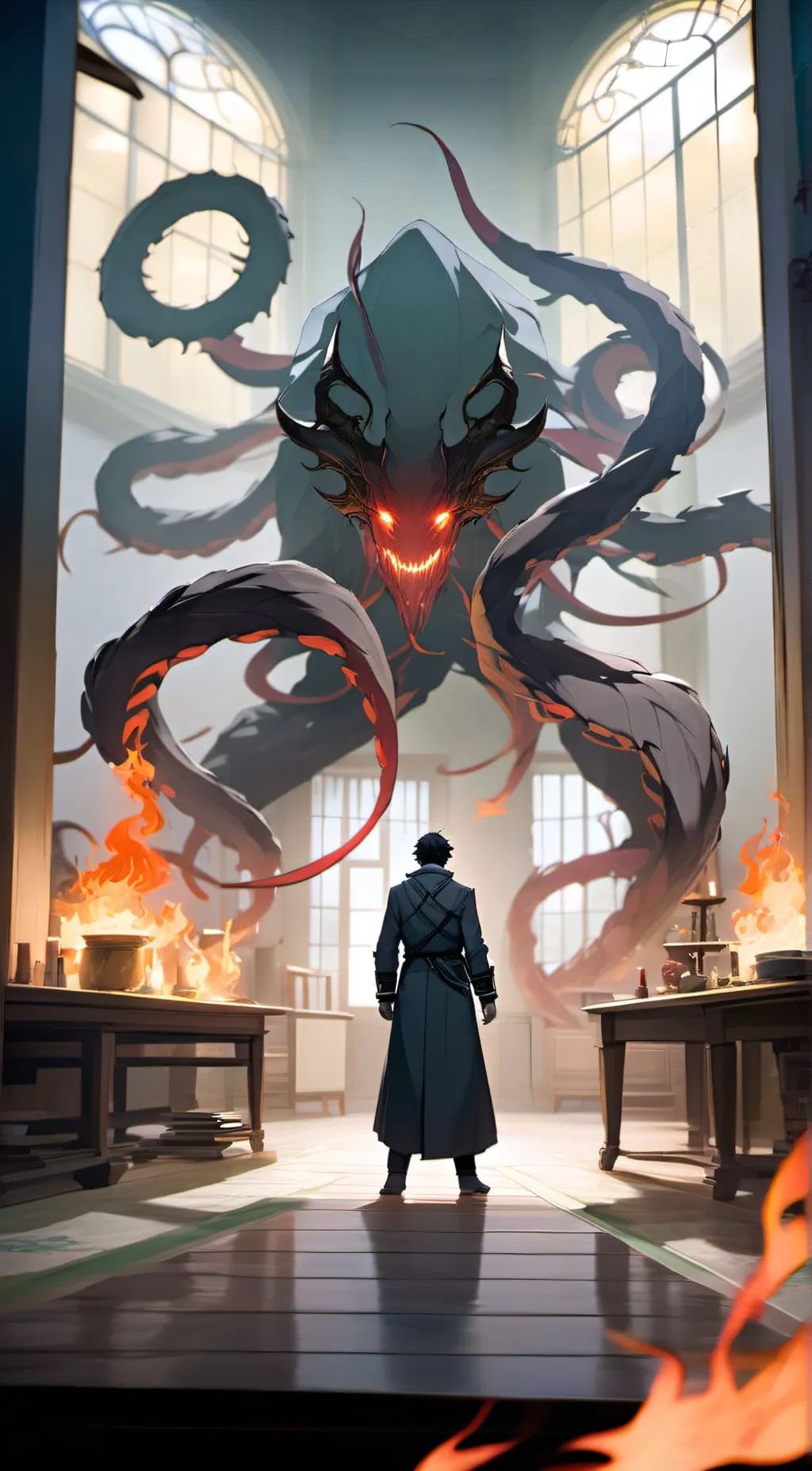 ai character: The Demon background