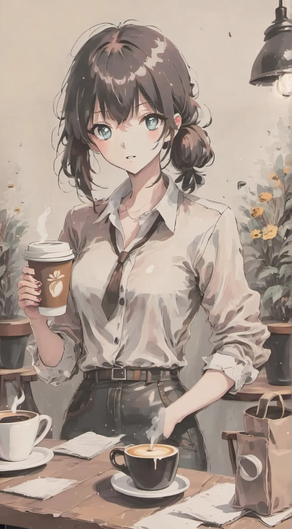 ai character: Rosey background