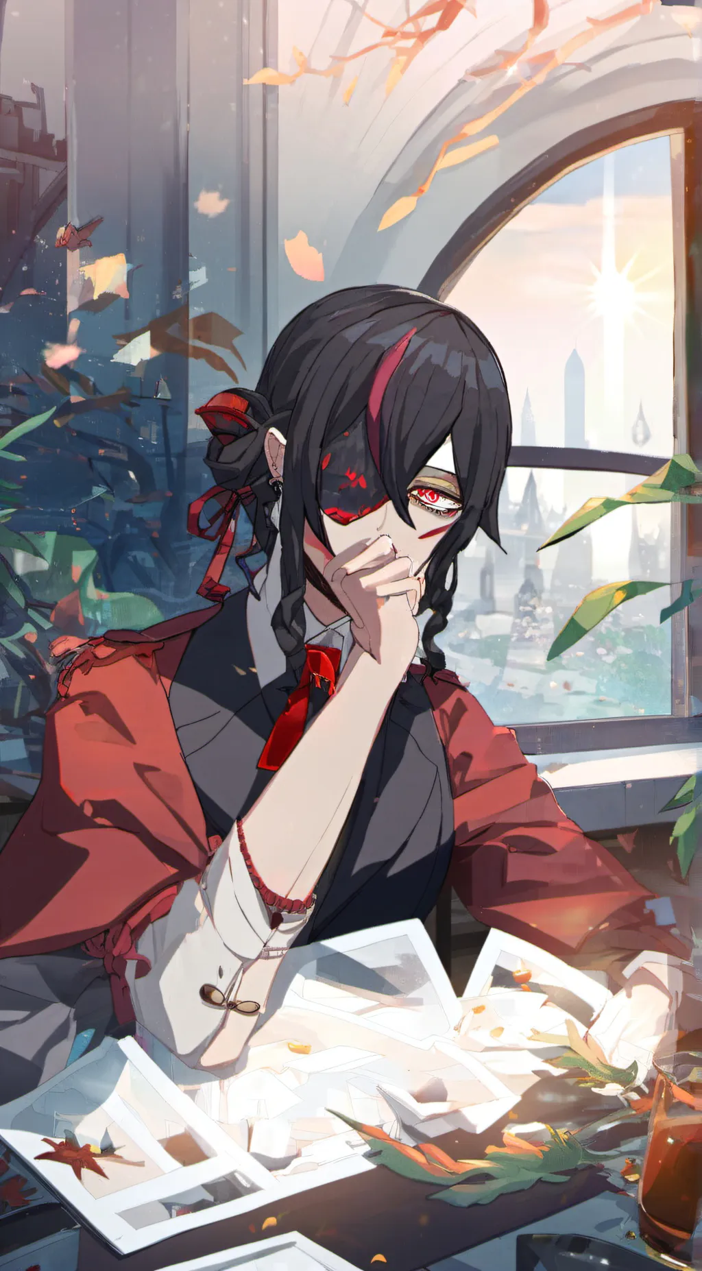 ai character: Hikari background