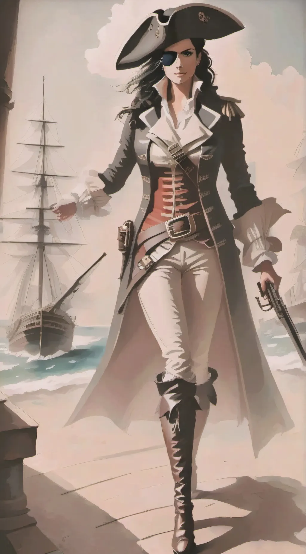 ai character: Capt. Tracy Morgan background