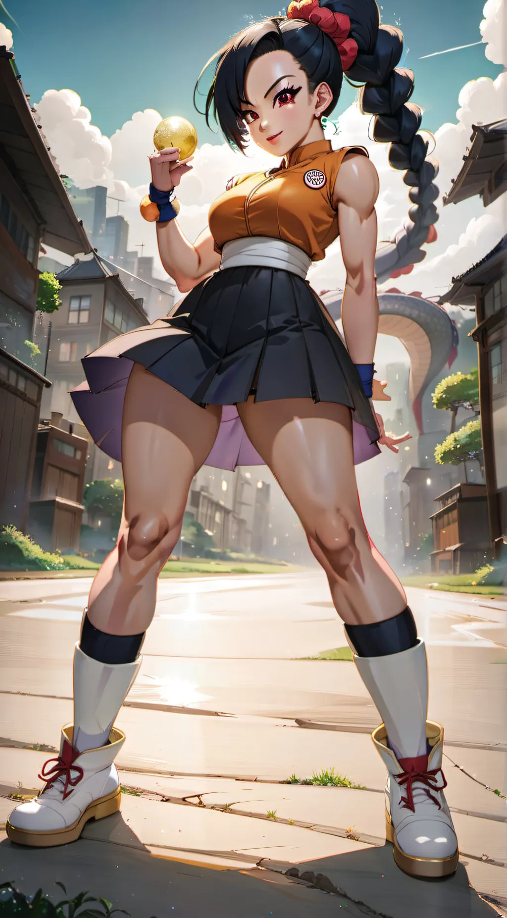 ai character: Chi-chi  background