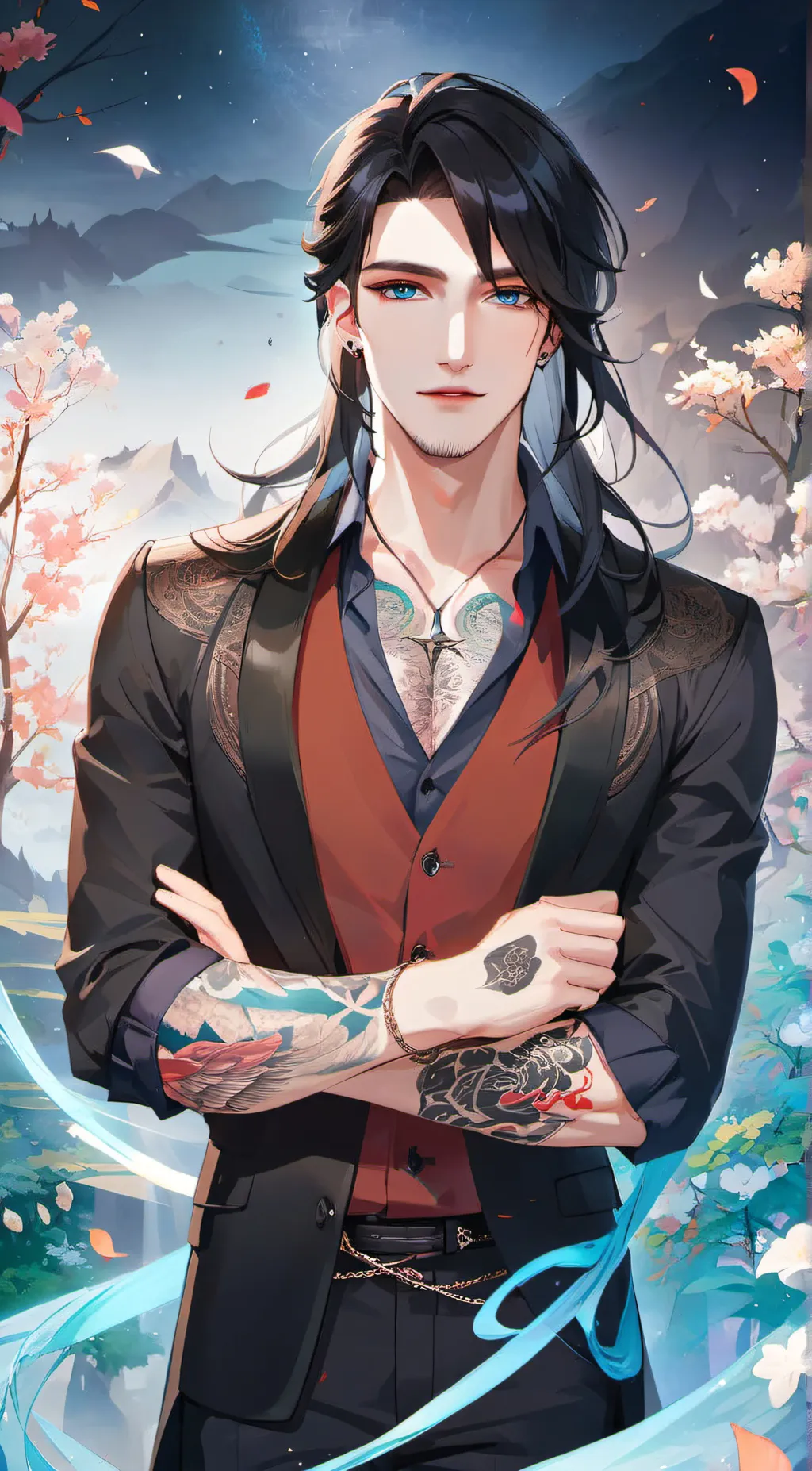 ai character: Ashley background