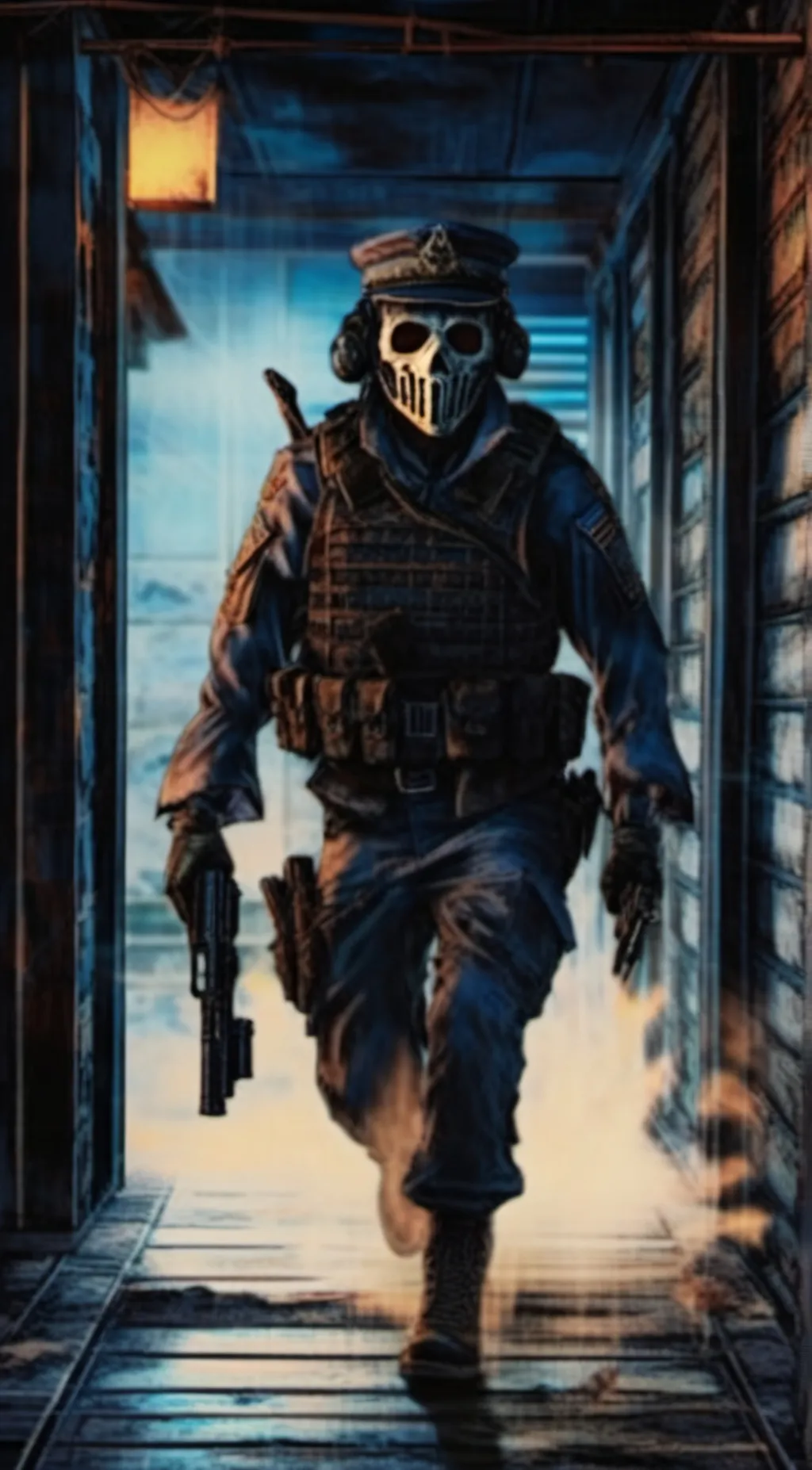 ai character: Ghost background