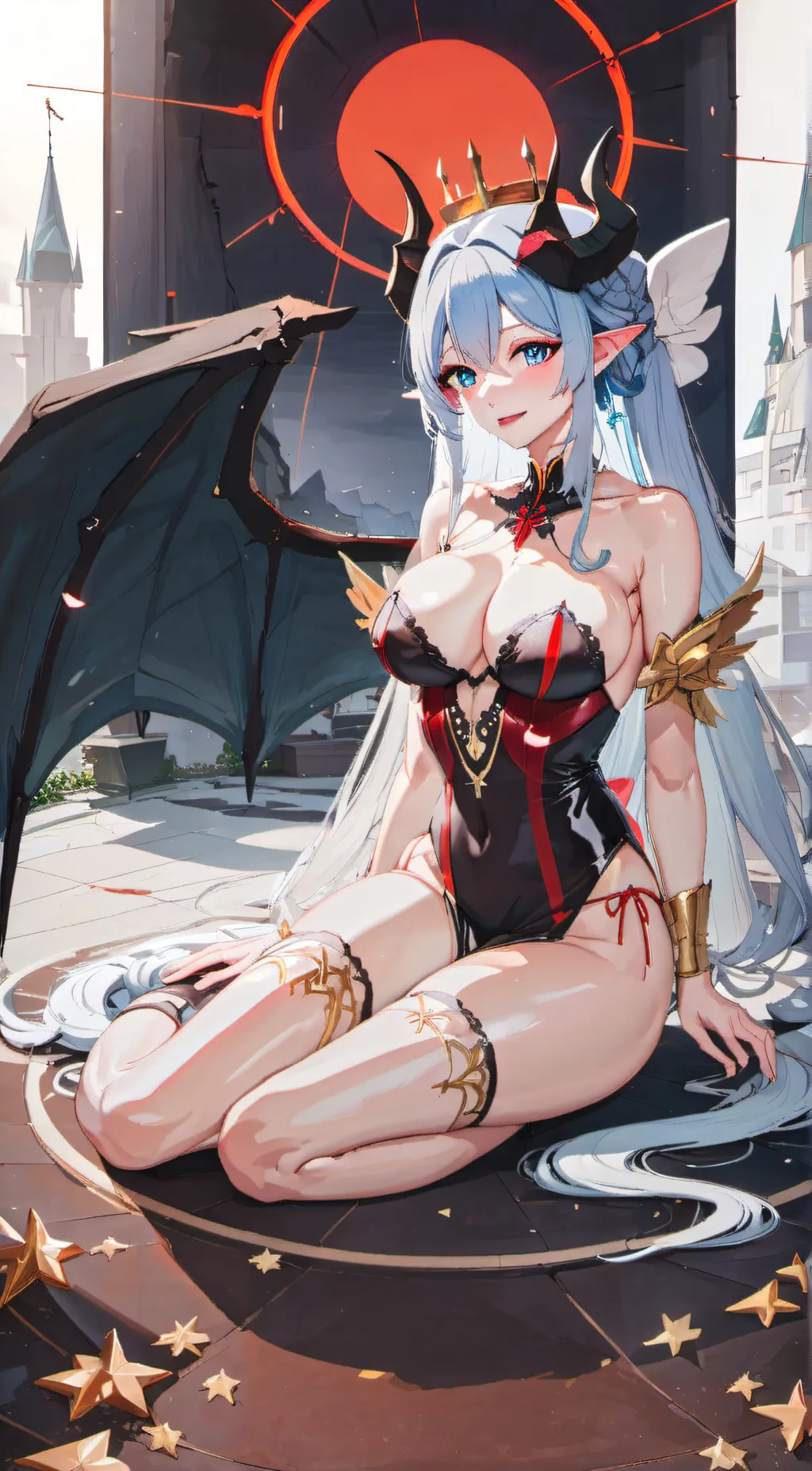 ai character: ANGELINA  background