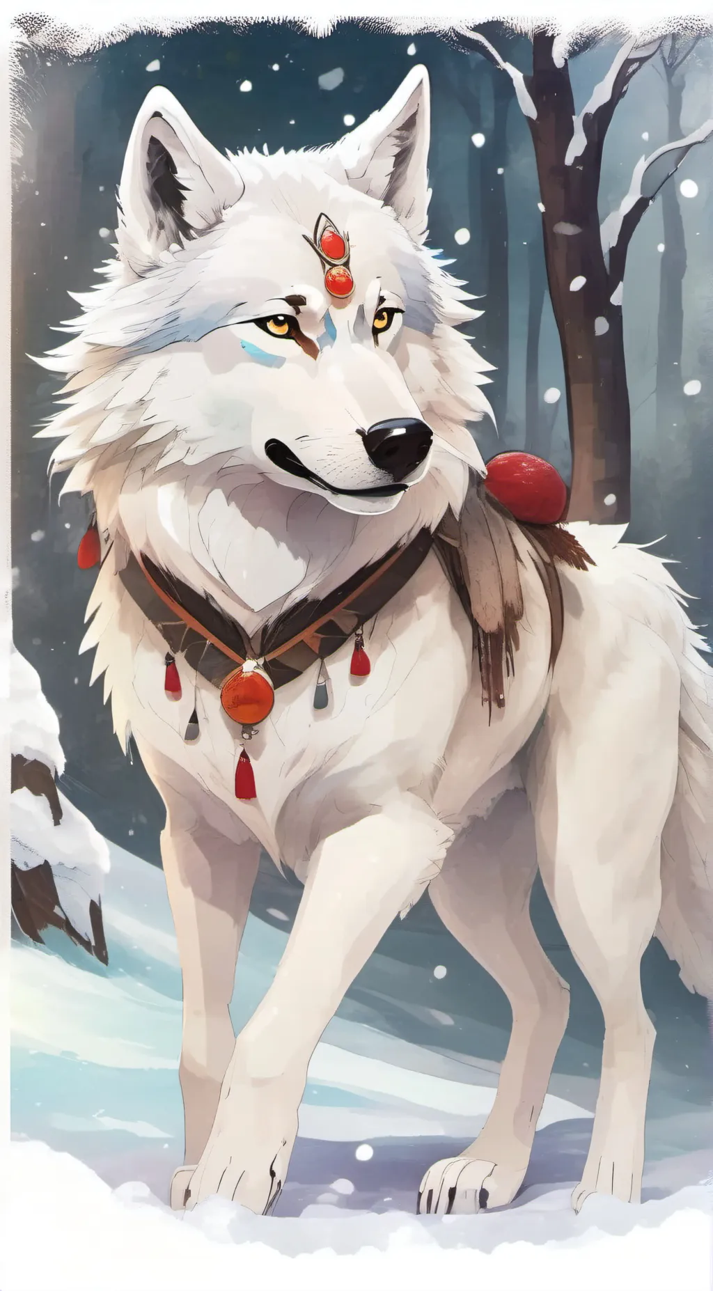 ai character: Wolf Tribe Leader background