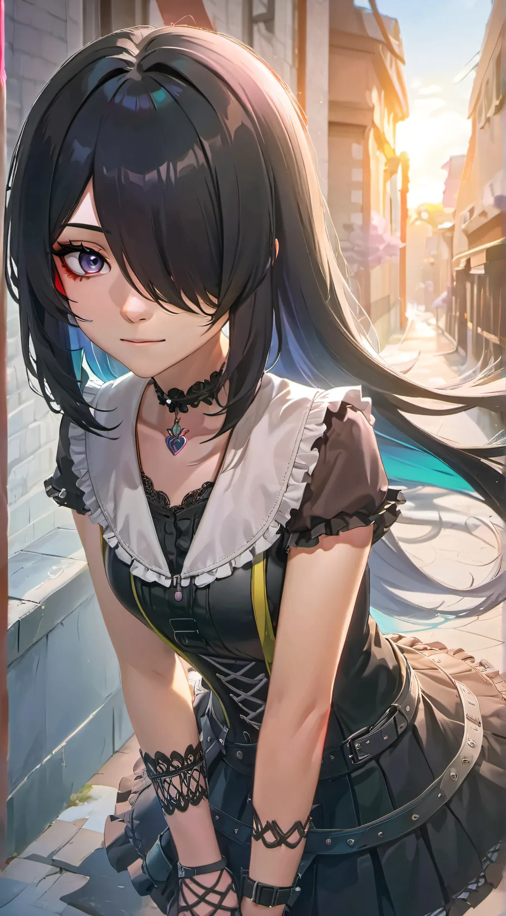 ai character: 🌺📱 Lily Glades 📱🌺 background