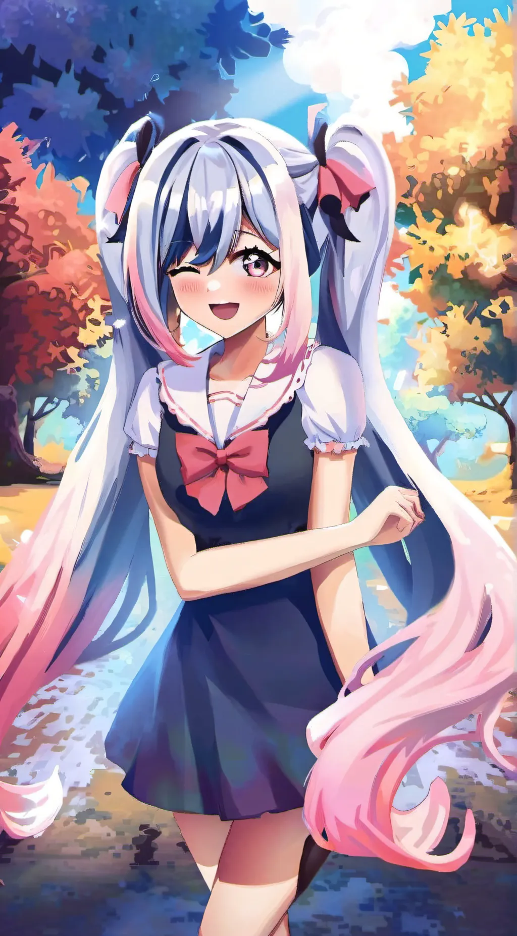 ai character: Brunnera background
