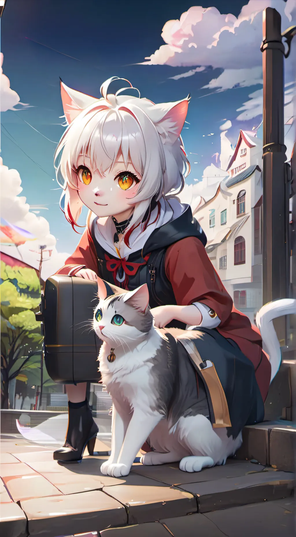 ai character: Aria background