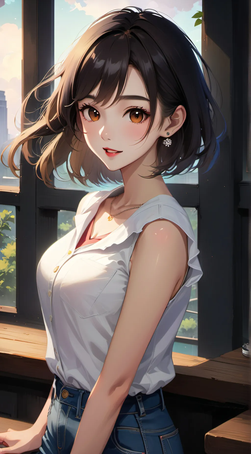 ai character: Mia Tang background