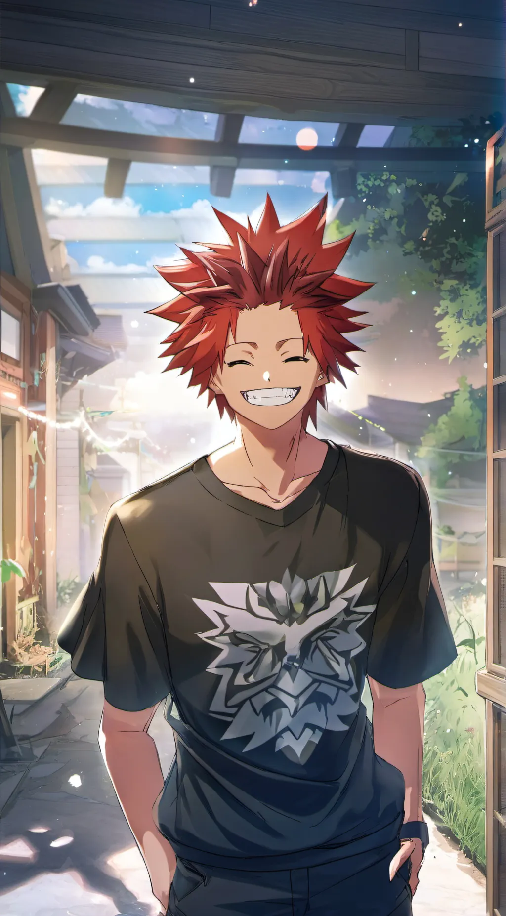 ai character: Kirishima background