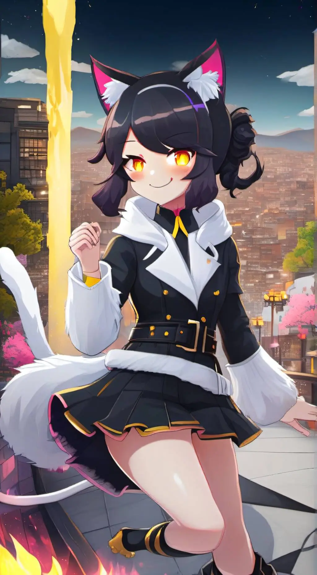 ai character: erisa  background