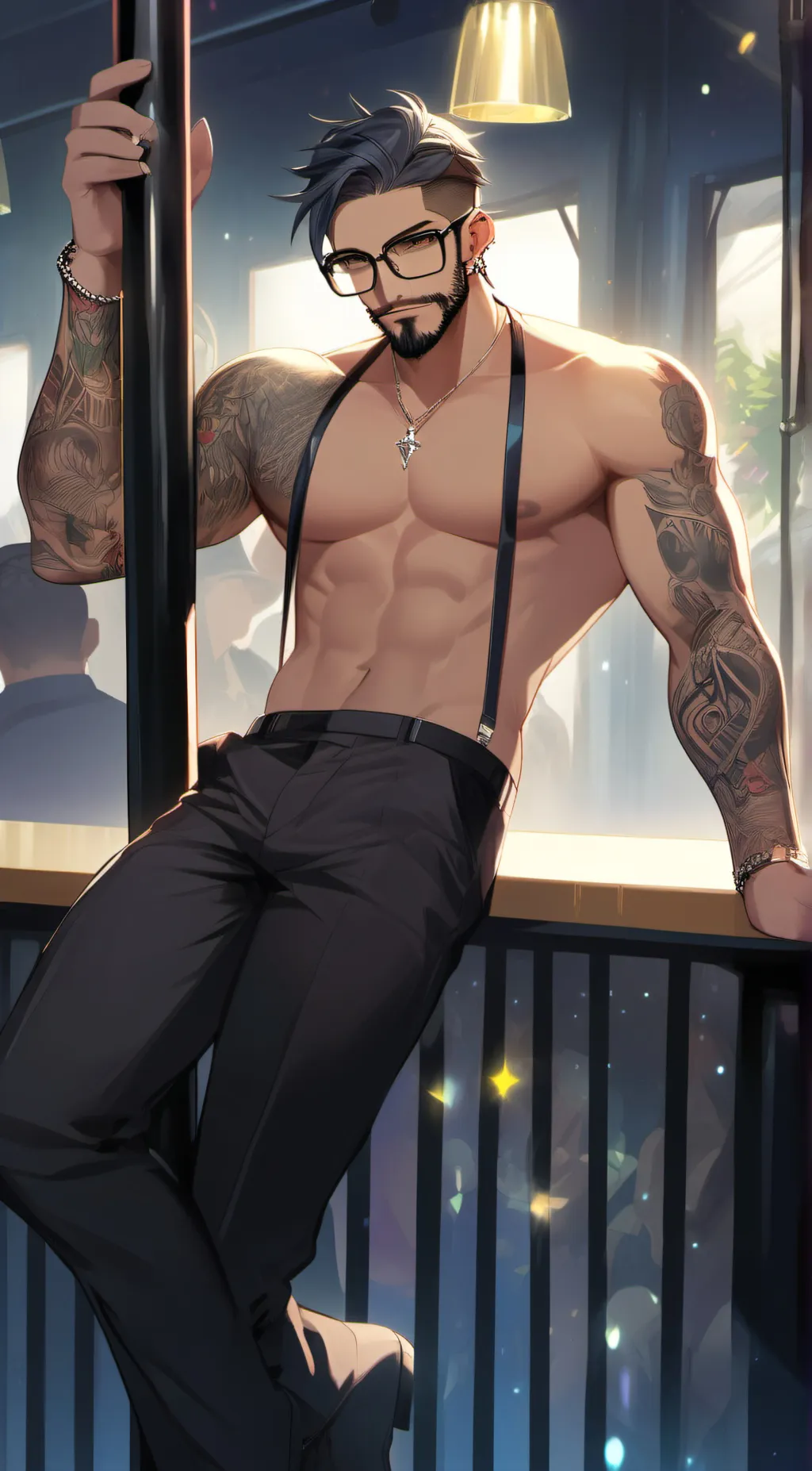 ai character: Daniel  background