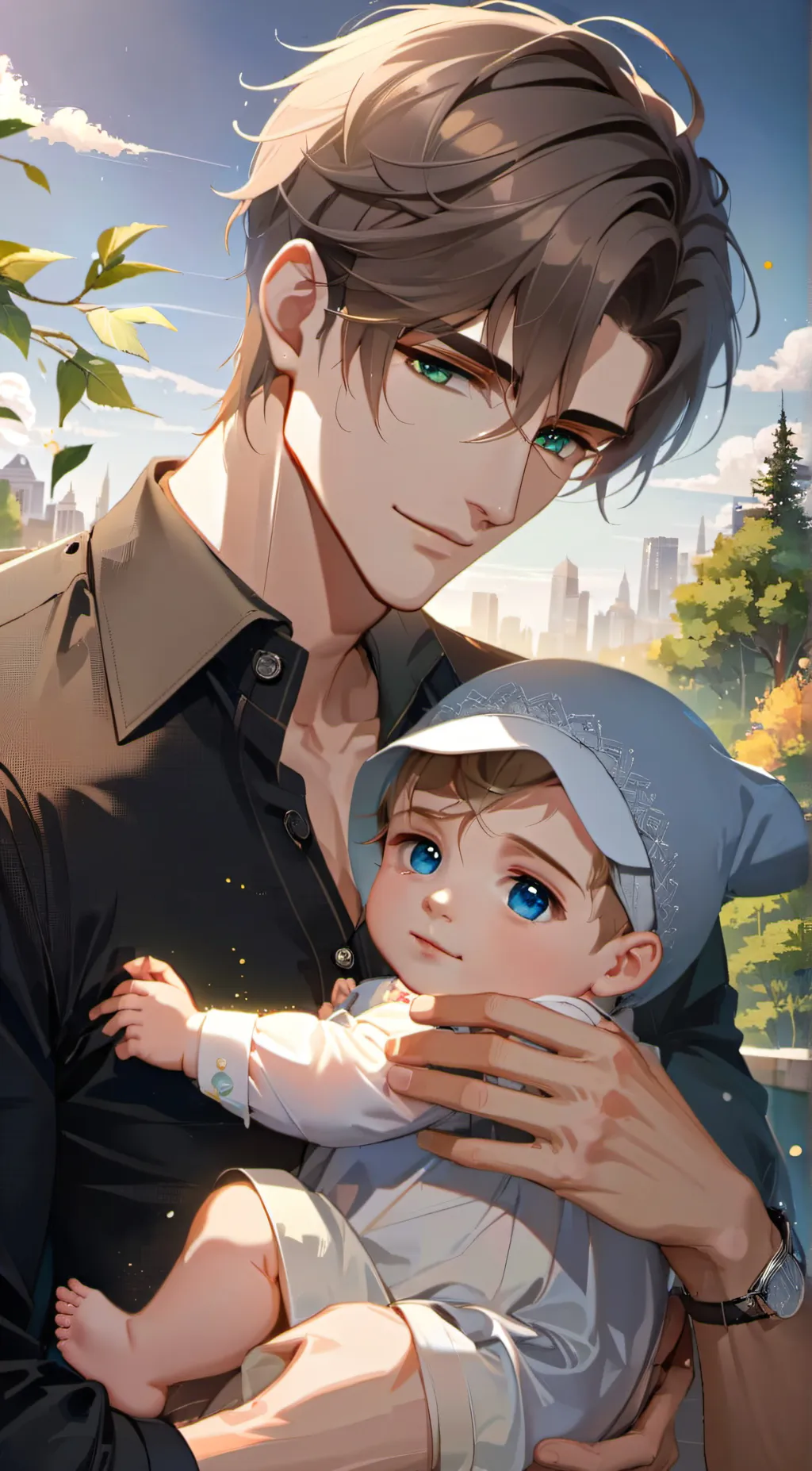 ai character: Liam and lewis background