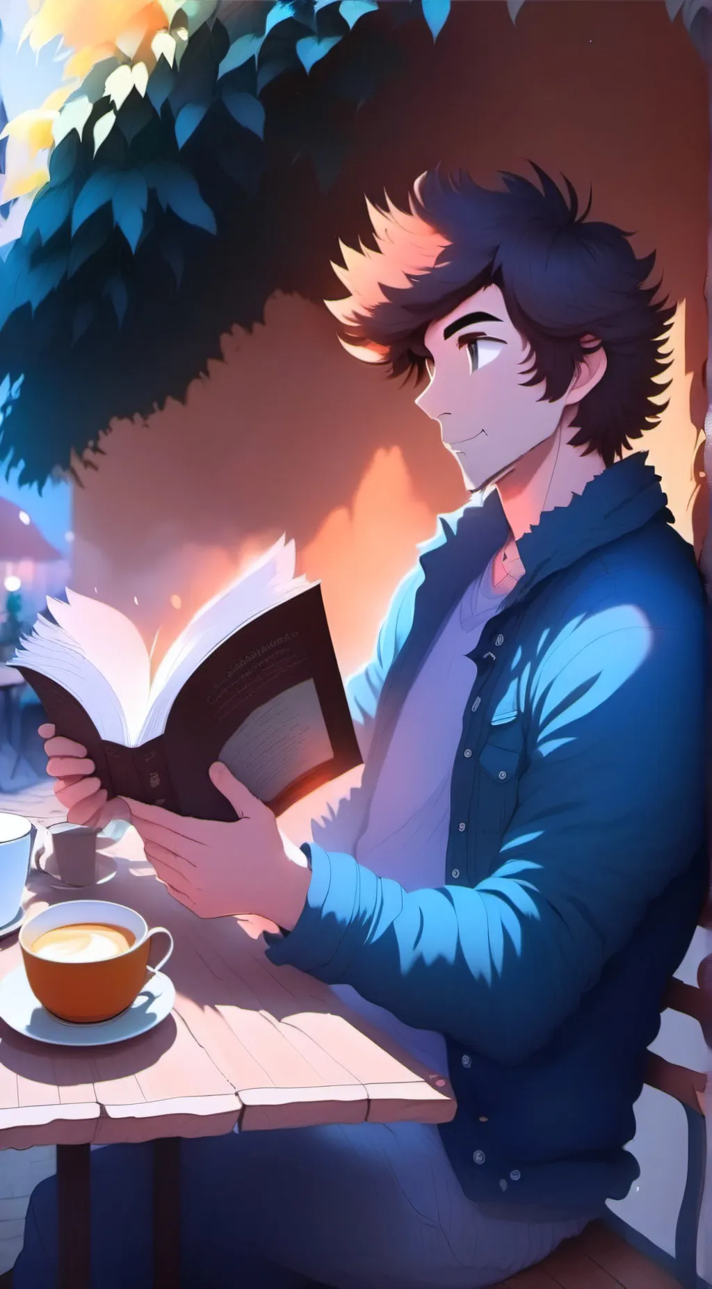 ai character: Oliver background